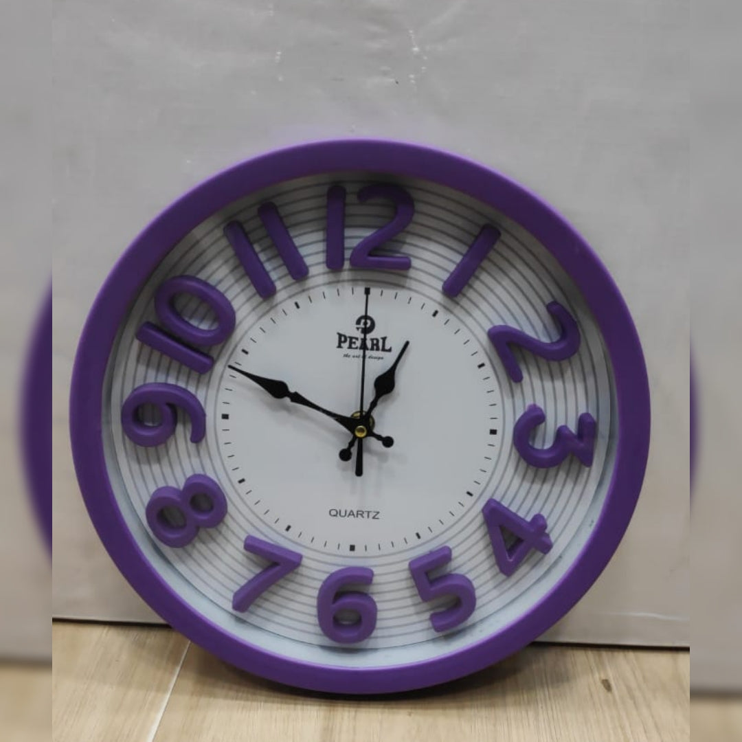 Plastic body high quality wall clock