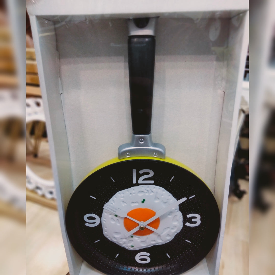 Imported pan wall Clock in different colors