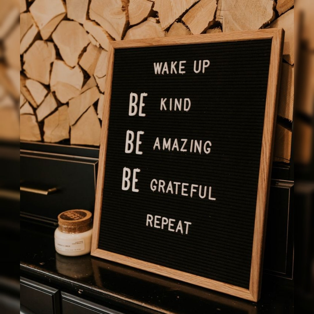Letter felt board