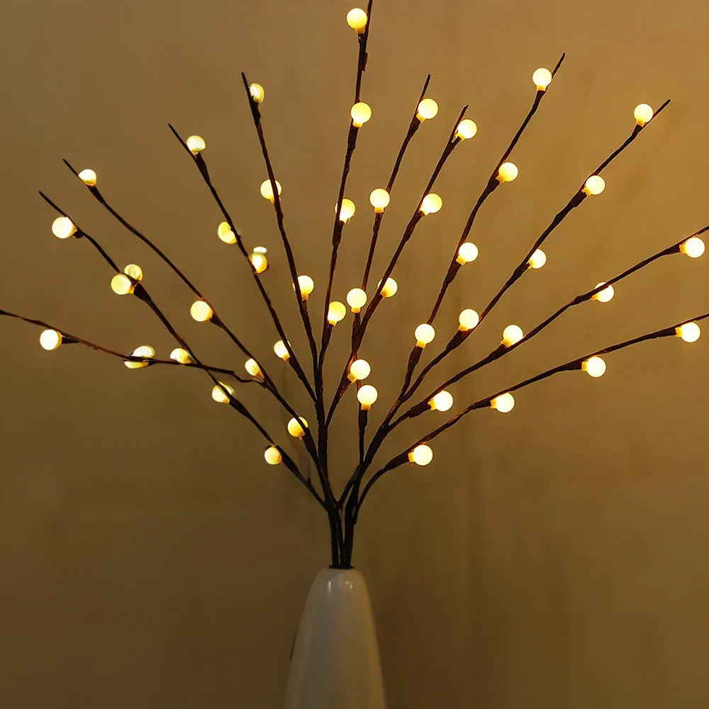 20 Led branch light - Cherry - Rose flower branch light