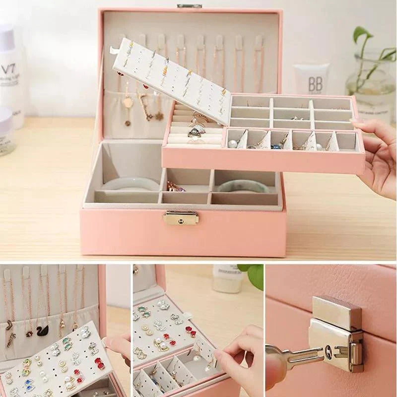 High quality double layer jewellry organizer.