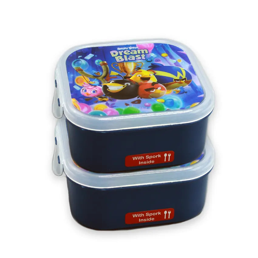 Jonti Lunch Box 2 pc set gray blue - 280ml