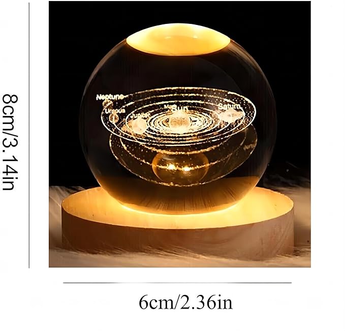 Crystal Rotating Ball Lights