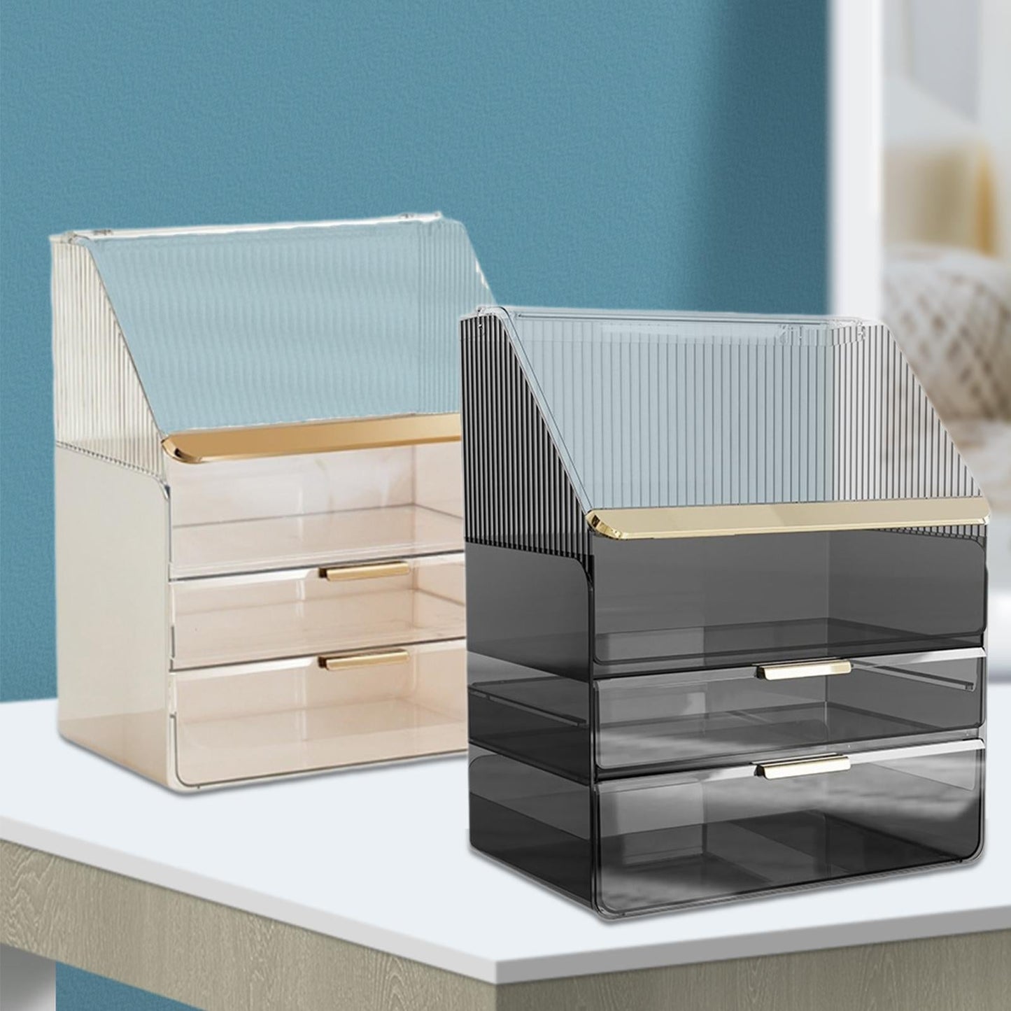 Dustproof Large Capacity Cosmetics Storage Organizer