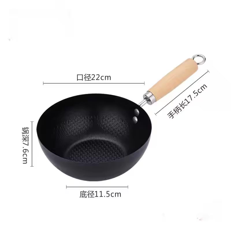 Non-Stick Iron Wok