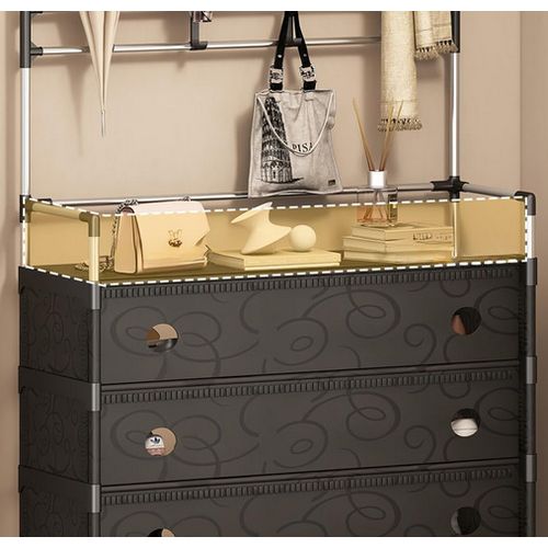 Dust-Proof Stylish Multifunctional Coat & Shoe Rack
