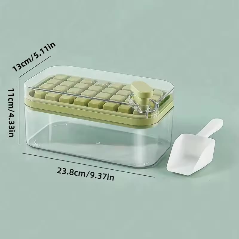 Premium Ice Cube Storage Box With Tray