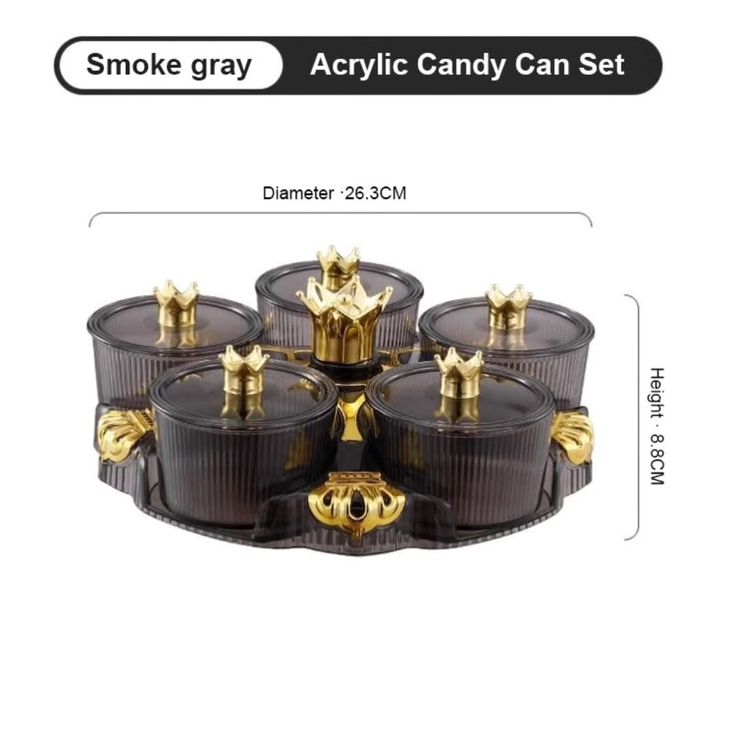 Luxury Rotating Dry Fruits Tray
