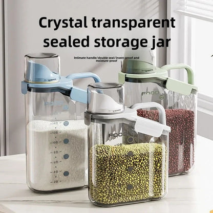 Acrylic food storage jars