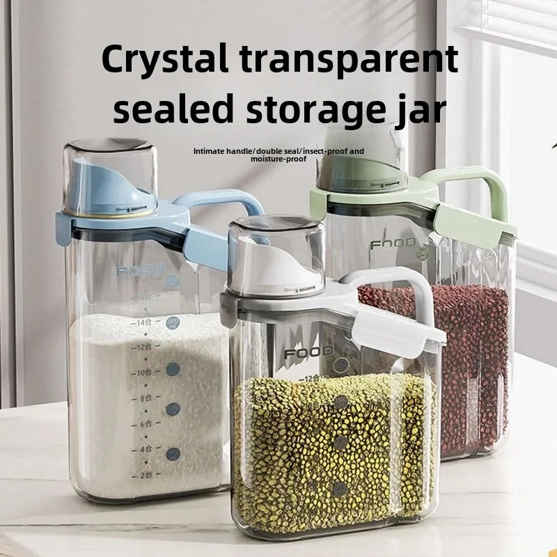 Acrylic food storage jars