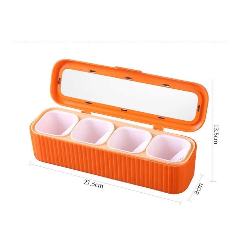 4 Grid Spice Seasoning Box