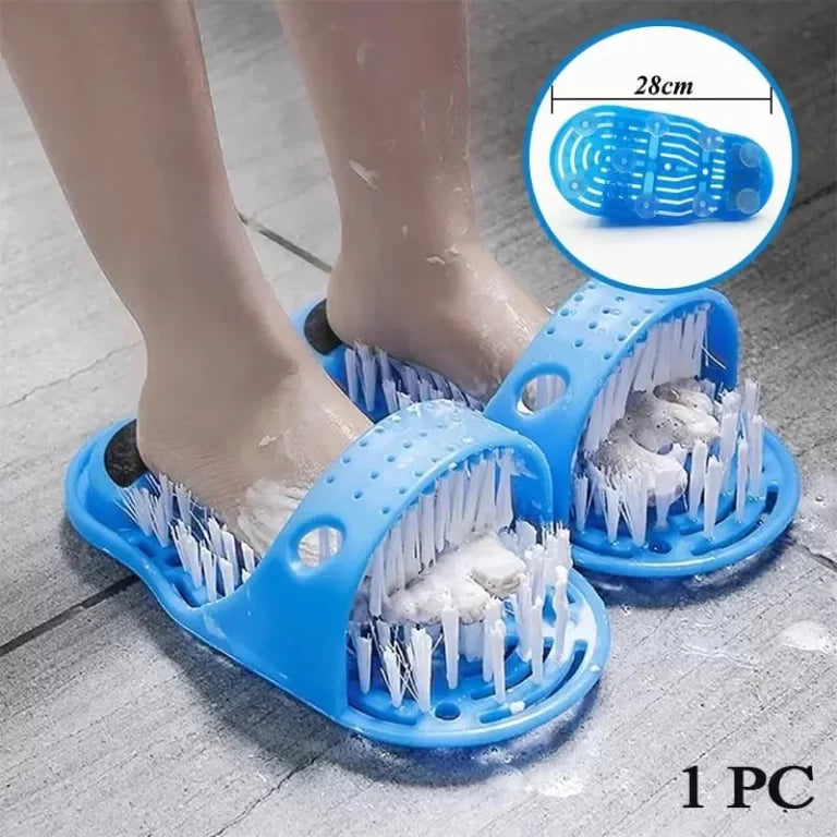 Pastic material foot scrubber
