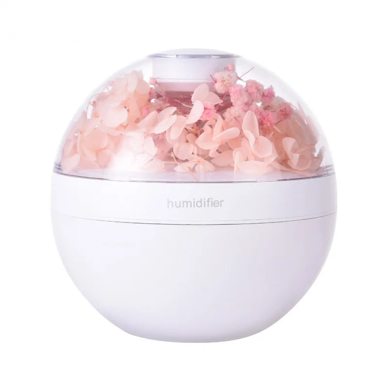 Flower Humidifier, Large Capacity Quiet Cool Mist Humidifier,