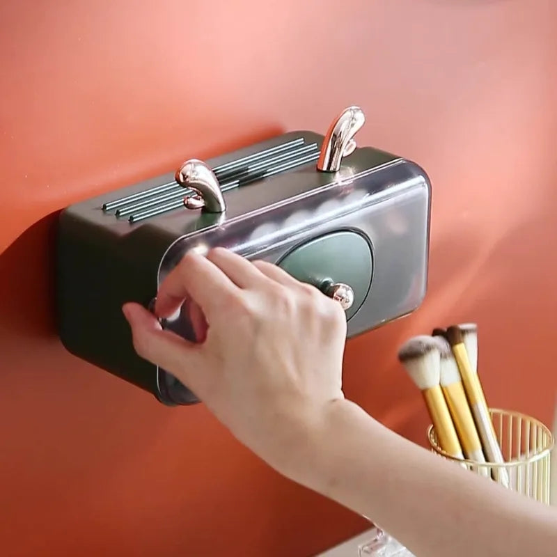 Wall Mounted lipstick and perfume organizer