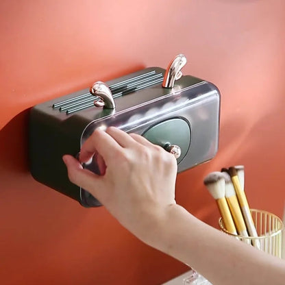 Wall Mounted lipstick and perfume organizer
