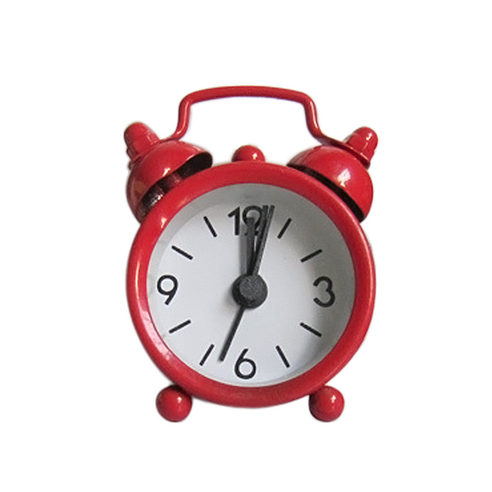 Cute mini colorful alarm clocks