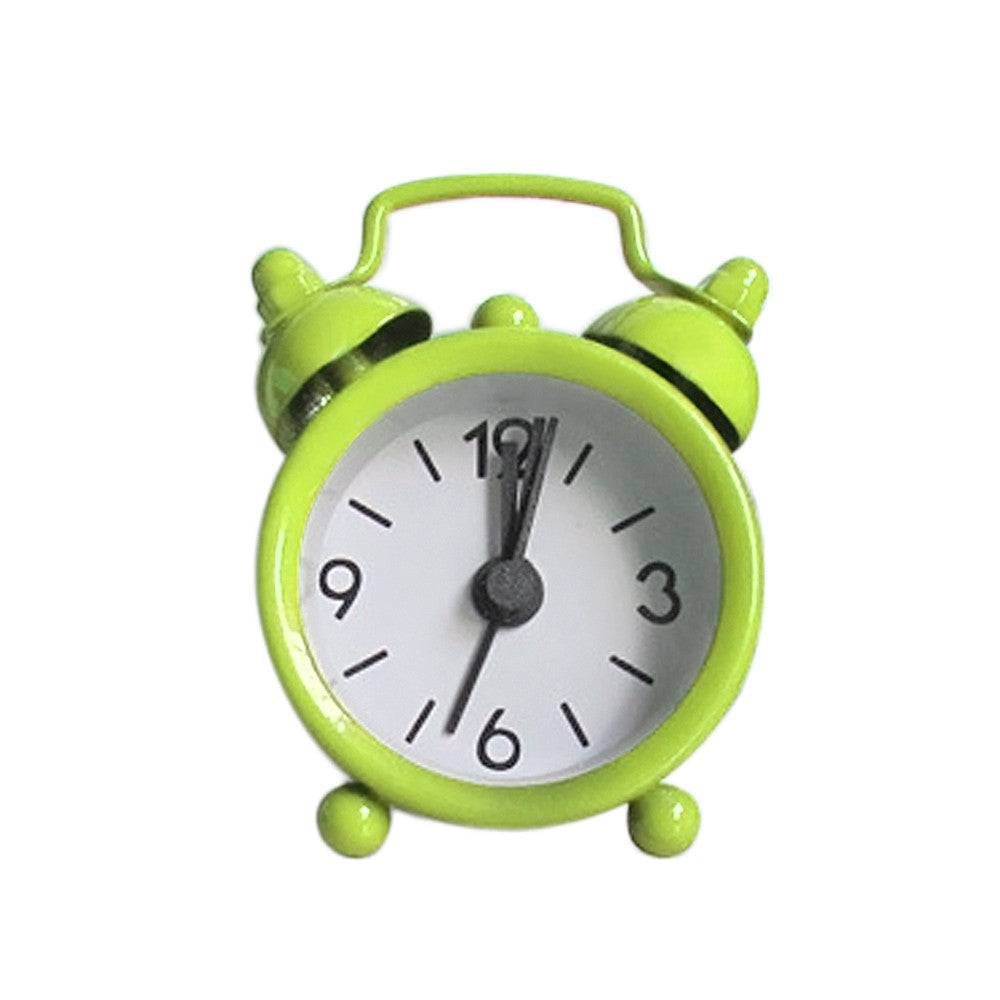 Cute mini colorful alarm clocks