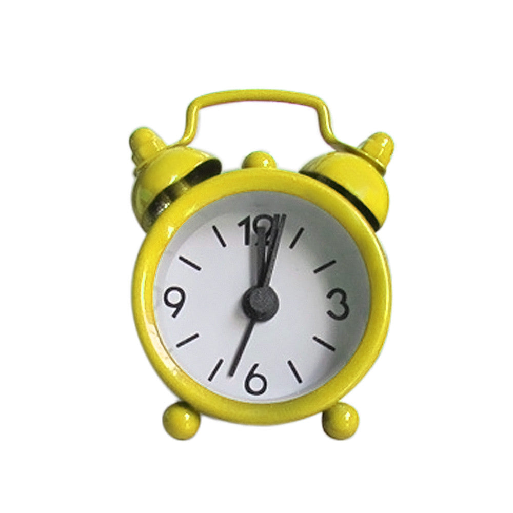 Cute mini colorful alarm clocks