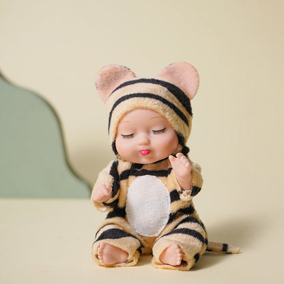 Rebirth doll mini toys cute sleeping toys mini doll birthday gift.
