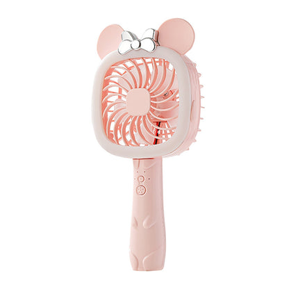 cartoon handheld mini portable fan