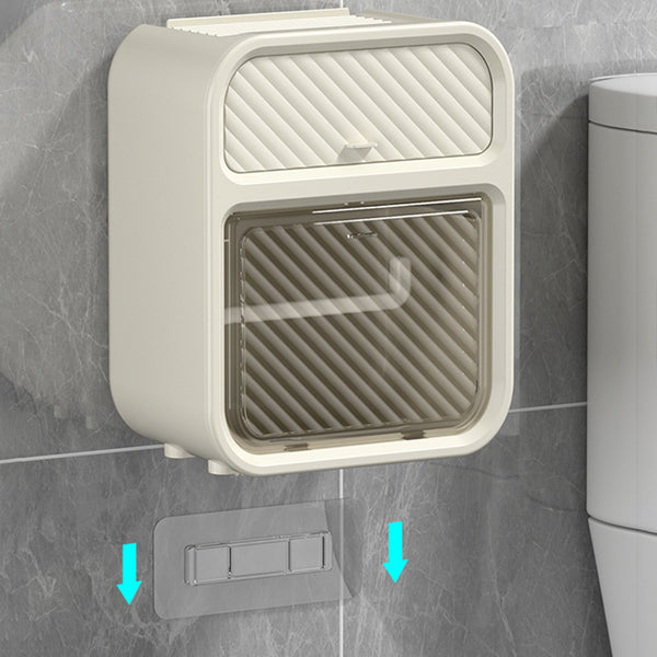 Wall mounted tissue holder and storage organizer