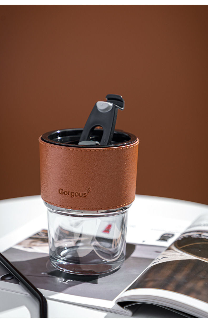 Creative Straw Glass Mug