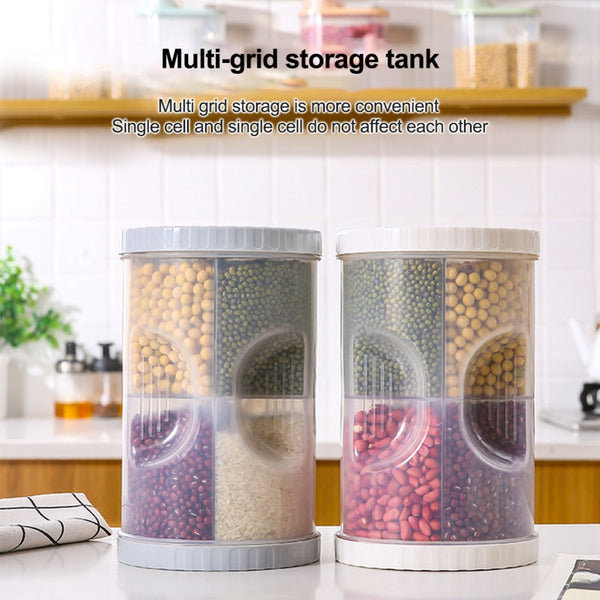 4 Grid storage grain container