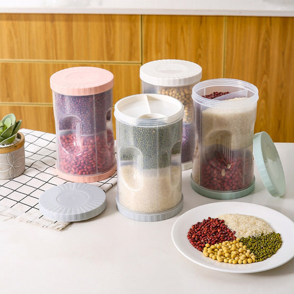 4 Grid storage grain container
