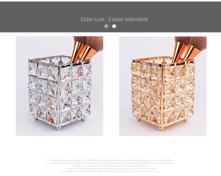 Crystal Brush Holder