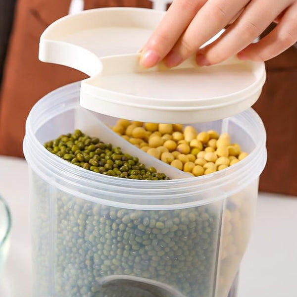 4 Grid storage grain container