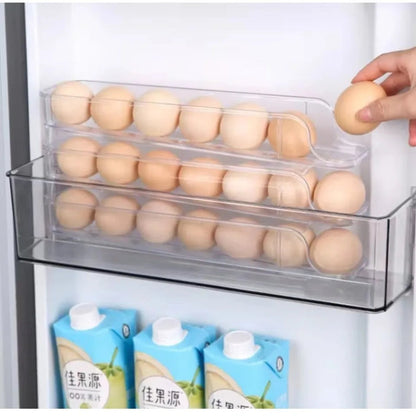 Acrylic rolling egg box 2 step