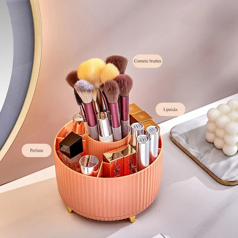 Rotating Desktop Cosmetics Organizer