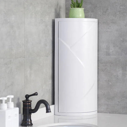Bathroom Rotating triangle rack suction wall storage dustproof and waterproof rack