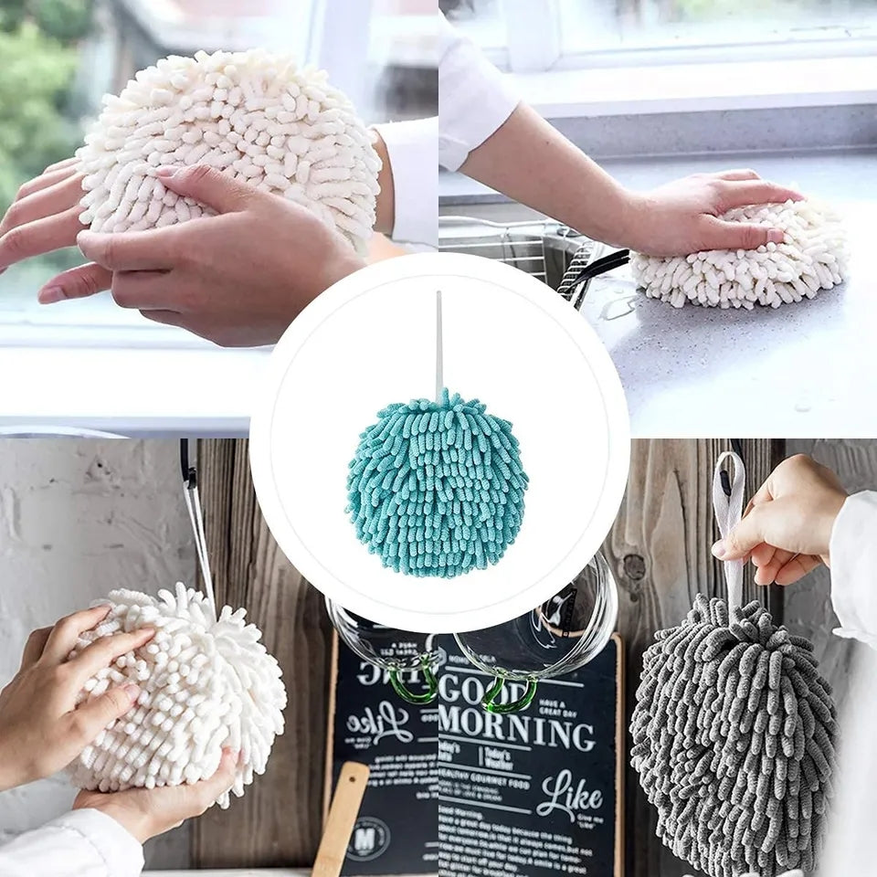 Microfibre Round Hand Towel