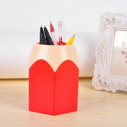 Unique pen and pencil holder