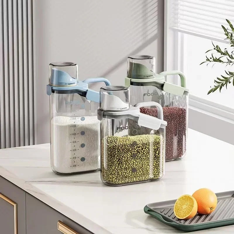 Acrylic food storage jars