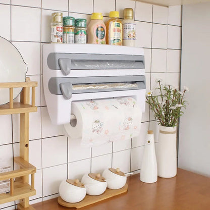 4 in 1 wall mounted kitchen organizer