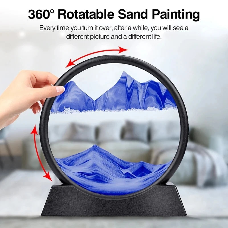 3D Moving Sand Art Home Decor