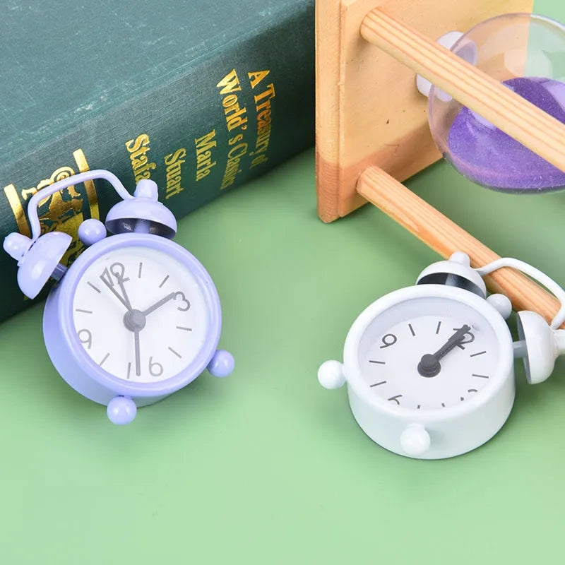 Cute mini colorful alarm clocks