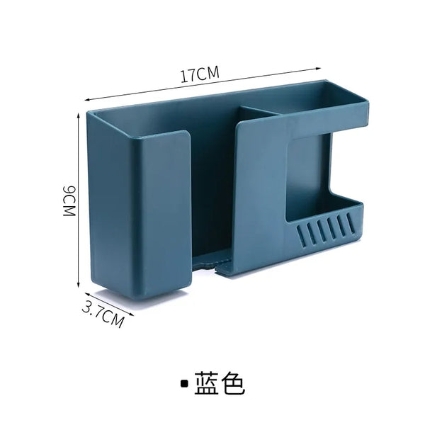 Plastic material wall mounted storage rack