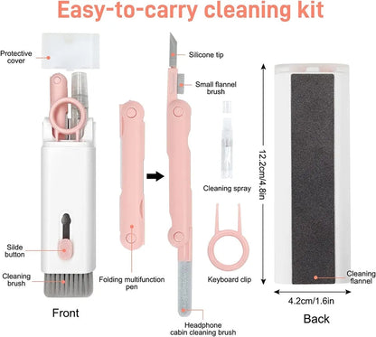7 in 1 computer keyboard cleaner headphone cleaning kit mobile cleaning kit