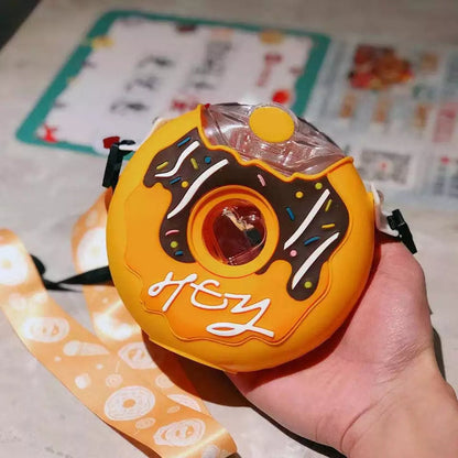 Donut look water bottle.