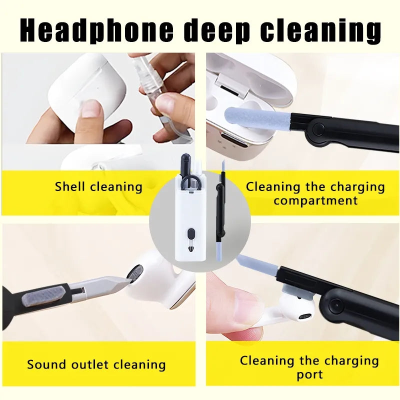7 in 1 computer keyboard cleaner headphone cleaning kit mobile cleaning kit