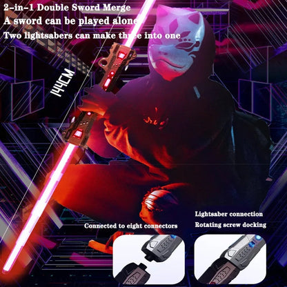Rechargeable RGB color changing lightsaber kids toy