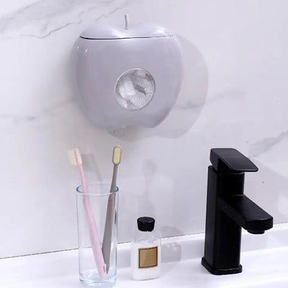 apple shape wall mounted plastic packaging storage box