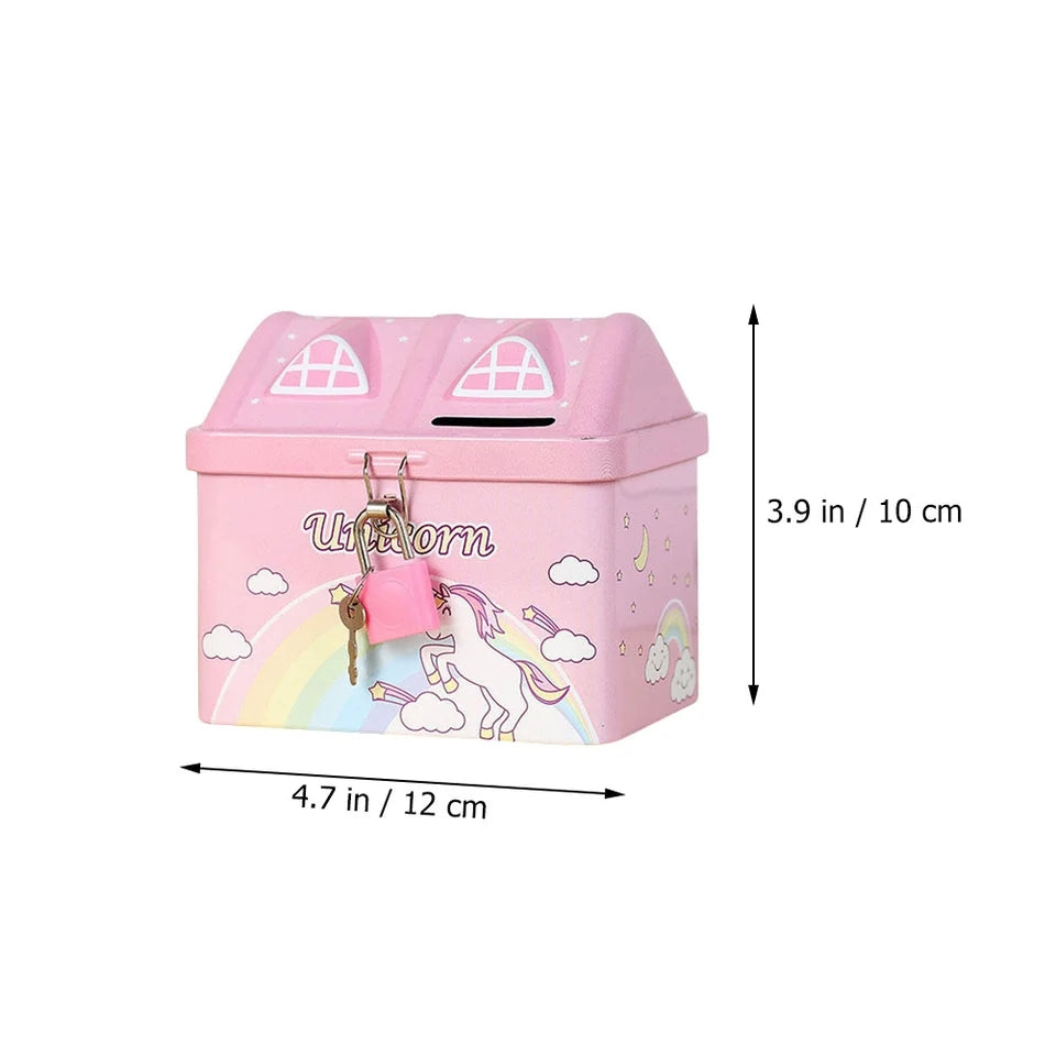 Cute House Shape Money Box
