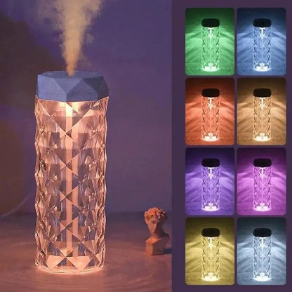 USB Essential Oil Diffuser with 7-Color Light Cool Mist Humidifier