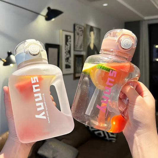 One Liter sunny water bottle
