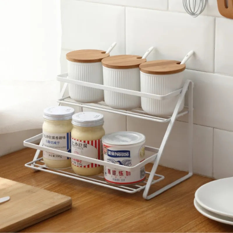 2 Layer Organizer Rack (Only Black Color)
