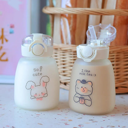 leakproof glass watter bottle